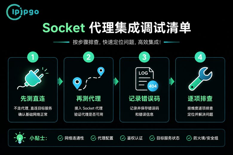 Socket代理接入排错流程