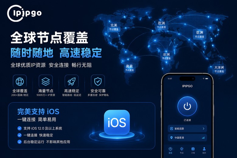 IPIPGO全球节点覆盖