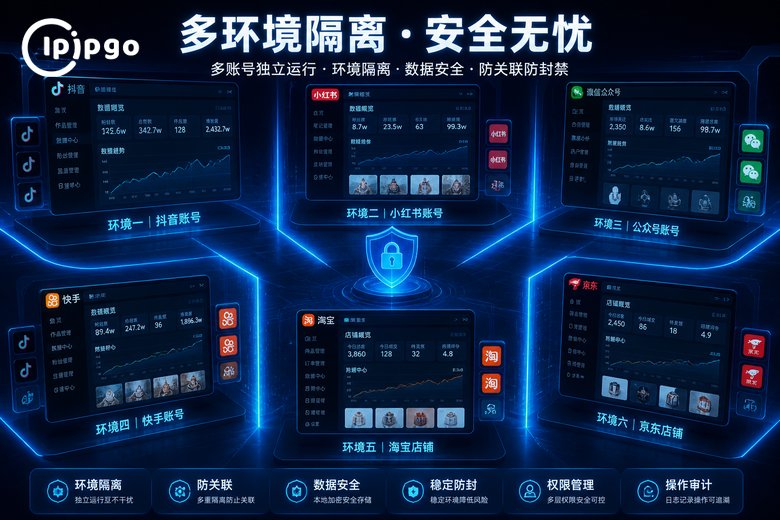 多账号防关联IP隔离方案