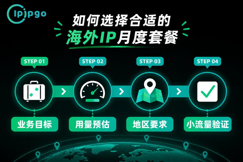 海外IP包月套餐选择流程