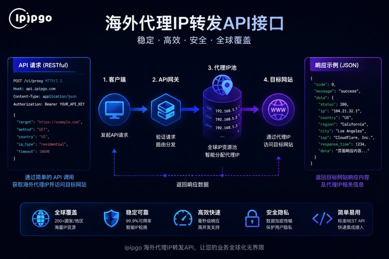 代理IP转发API接口概念