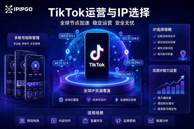 TikTok专用IP选择指南