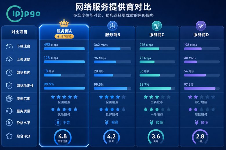直播专线对比维度