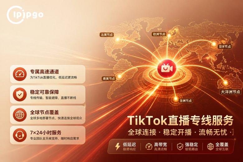 ipipgo TikTok直播专线服务