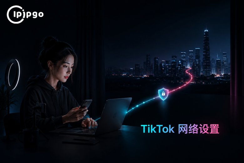 TikTok代理IP网络设置场景