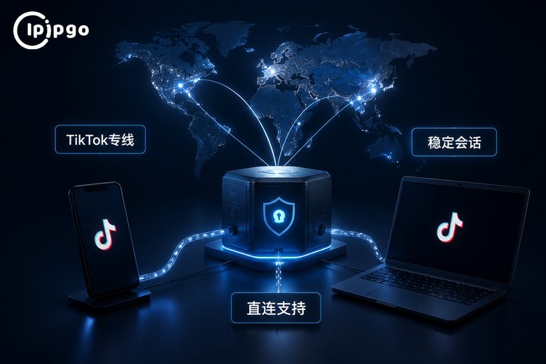 ipipgo TikTok专线网络能力