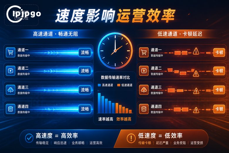 IP速度对比图