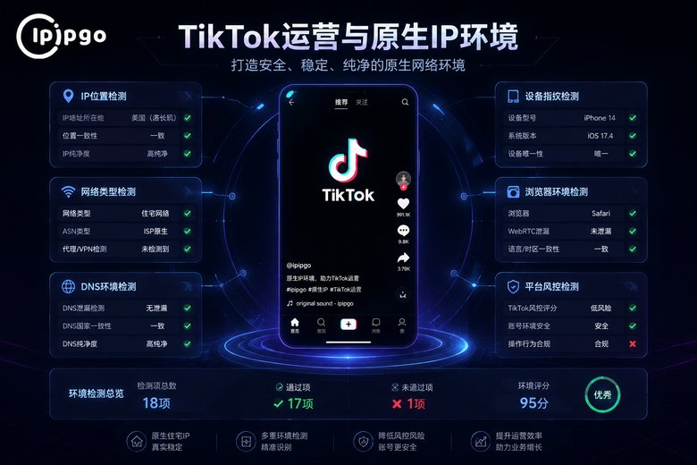 TikTok运营原生IP环境诊断