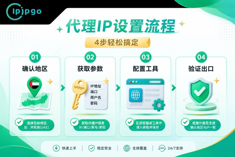 阿联酋IP接入配置流程