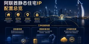 阿联酋静态住宅IP使用场景